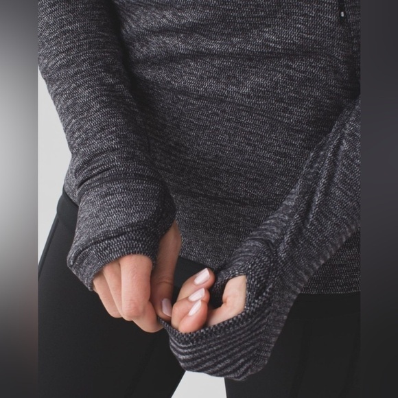 Lululemon Think Fast Pullover Quarter Zip Yoga Running Rulu Jacket - Picture 6 of 11